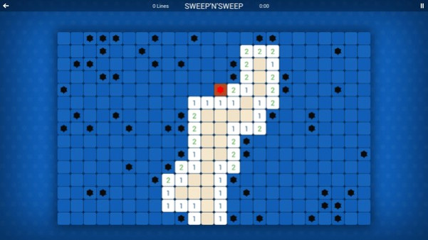 Игра Sweep'n'Sweep, скриншот