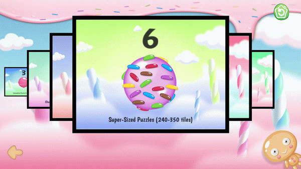 Игра Sweet Candy Mahjong, скриншот