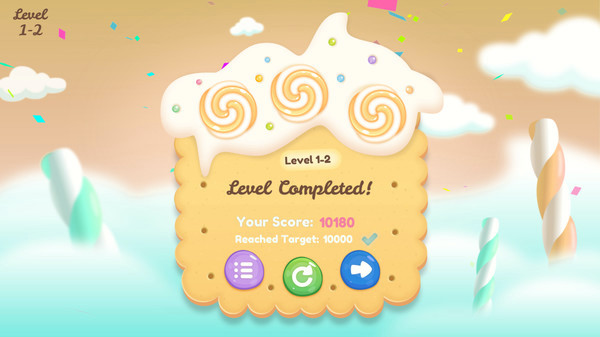 Игра Sweet Candy Mahjong, скриншот