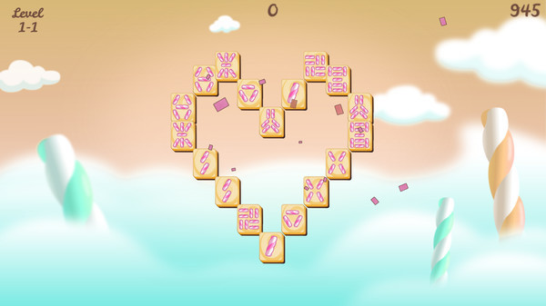 Игра Sweet Candy Mahjong, скриншот