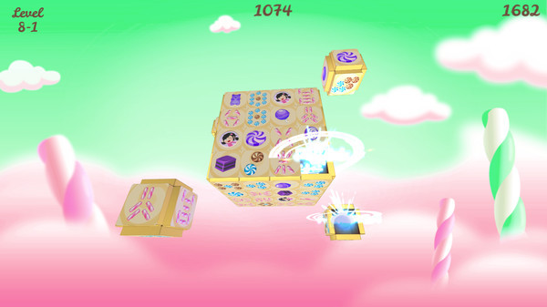 Игра Sweet Candy Mahjong, скриншот