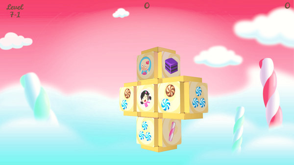 Игра Sweet Candy Mahjong, скриншот