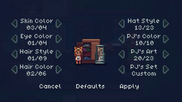 Игра Sweet Dreams Alex, скриншот