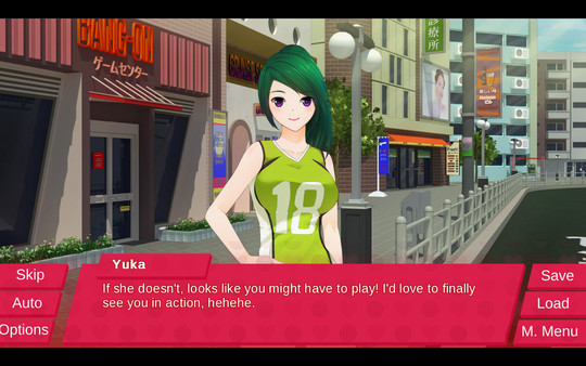 Игра Sweet Volley High, скриншот