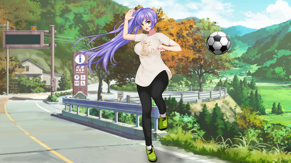 Игра Sweet Volley High, скриншот