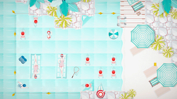Игра Swim Out, скриншот