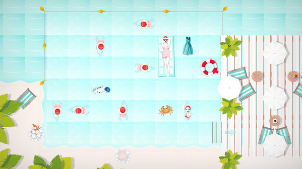 Игра Swim Out, скриншот