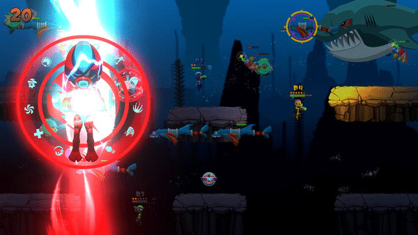 Игра Swimsanity!, скриншот
