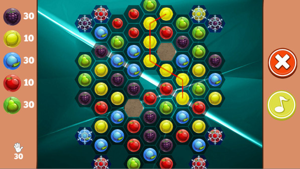Игра Swipe Fruit Smash, скриншот