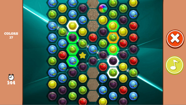 Игра Swipe Fruit Smash, скриншот