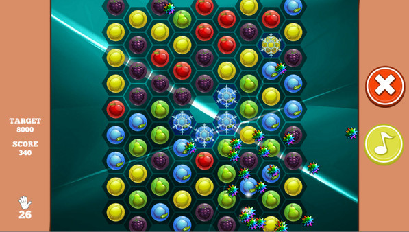 Игра Swipe Fruit Smash, скриншот