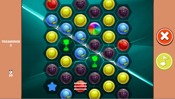 Игра Swipe Fruit Smash, скриншот