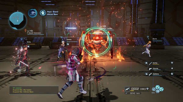 Игра Sword Art Online: Fatal Bullet, скриншот