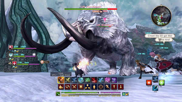 Игра Sword Art Online: Hollow Realization Deluxe Edition, скриншот