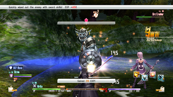 Игра Sword Art Online Re: Hollow Fragment, скриншот