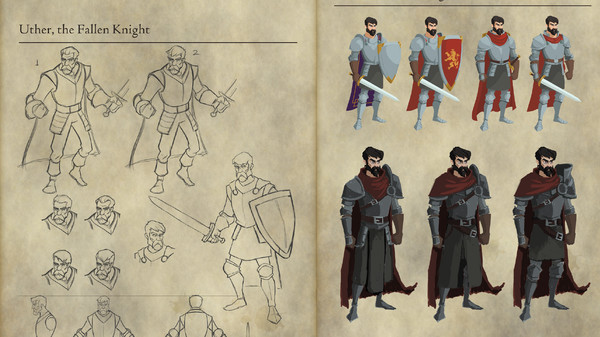 Игра Sword Legacy Omen - Digital Artbook, скриншот