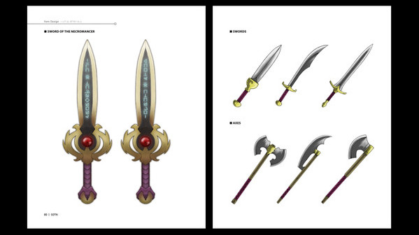 Игра Sword of the Necromancer - Artbook, скриншот
