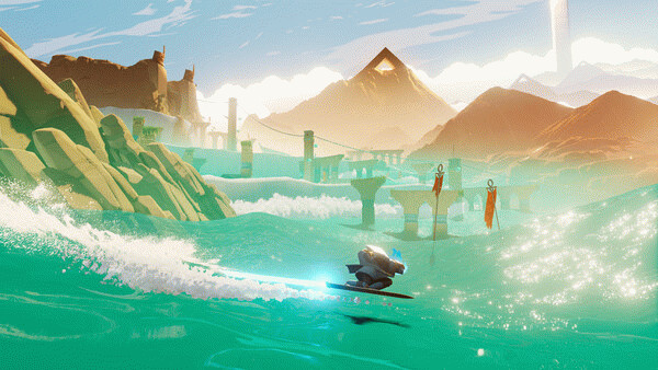 Игра Sword of the Sea, скриншот