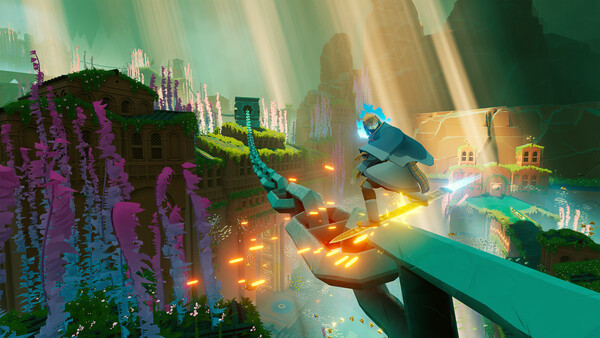 Игра Sword of the Sea, скриншот
