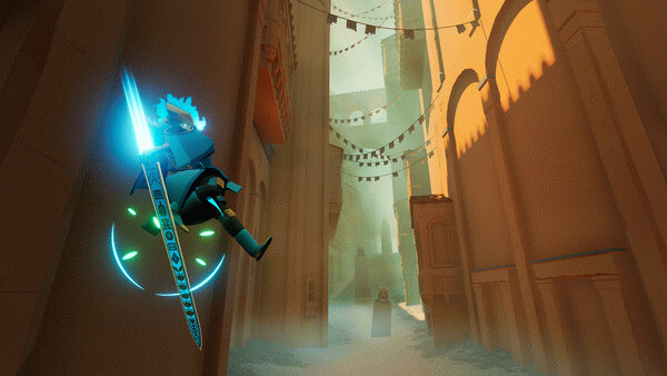 Игра Sword of the Sea, скриншот