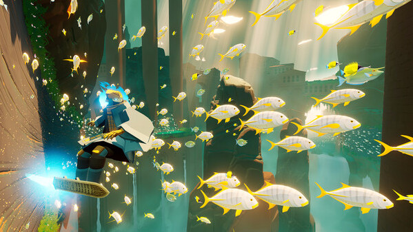 Игра Sword of the Sea, скриншот