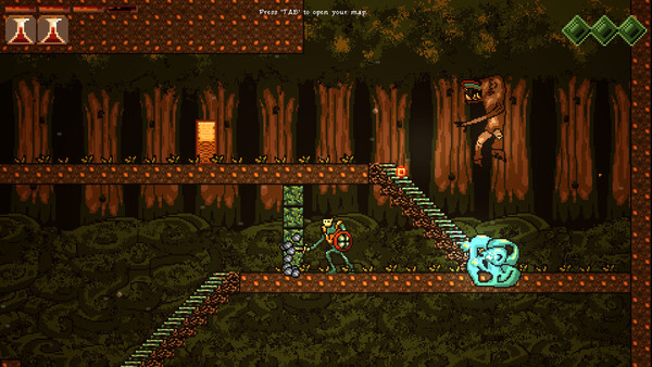 Игра Sylva - Curse of the Demon Woods, скриншот