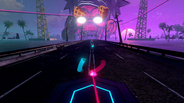 Игра Synth Riders: Gorillaz - "Feel Good Inc", скриншот