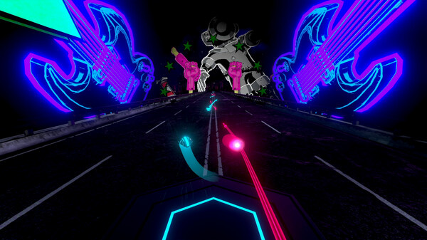 Игра Synth Riders: Gorillaz - "Feel Good Inc", скриншот