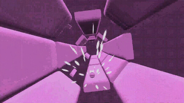 Игра Synthwave Tunnel, скриншот
