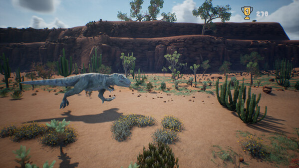 Игра T-Rex Dinosaur Game, скриншот