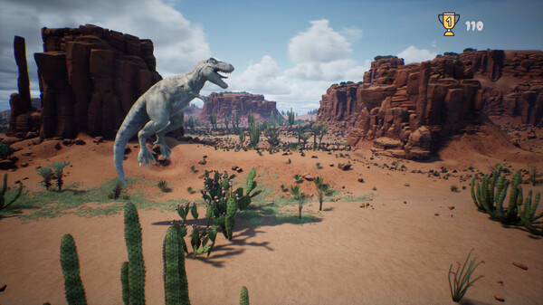 Игра T-Rex Dinosaur Game, скриншот