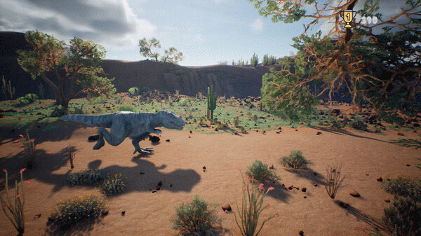 Игра T-Rex Dinosaur Game, скриншот