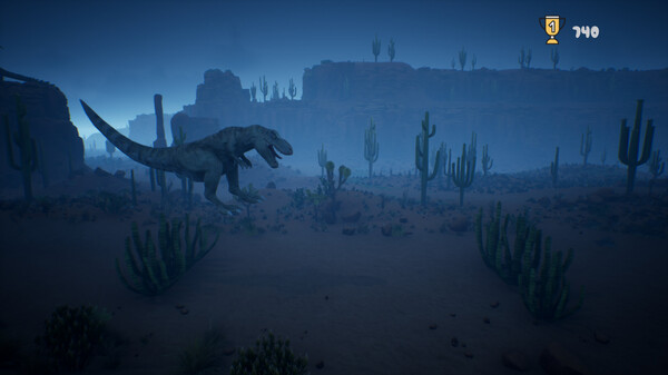 Игра T-Rex Dinosaur Game, скриншот