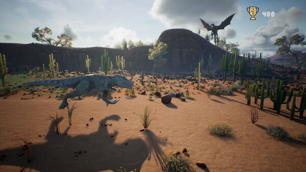 Игра T-Rex Dinosaur Game, скриншот