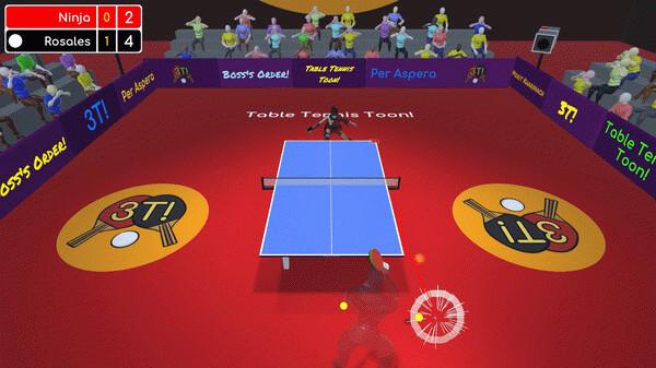 Игра Table Tennis Toon!, скриншот
