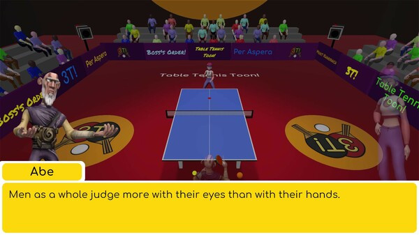 Игра Table Tennis Toon!, скриншот