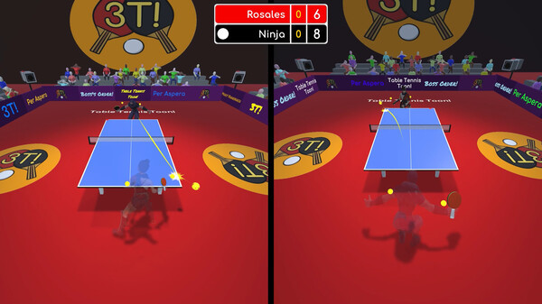 Игра Table Tennis Toon!, скриншот