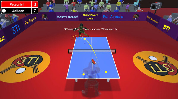 Игра Table Tennis Toon!, скриншот