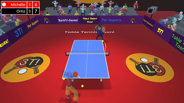 Игра Table Tennis Toon!, скриншот