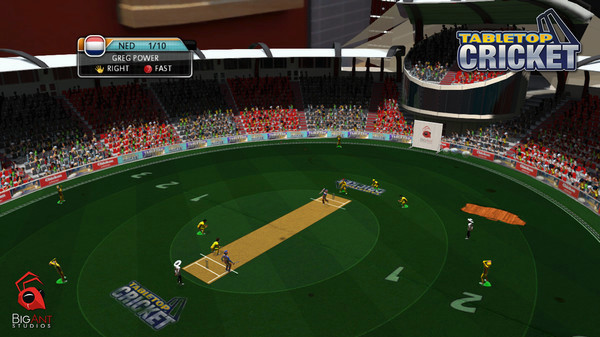 Игра TableTop Cricket, скриншот