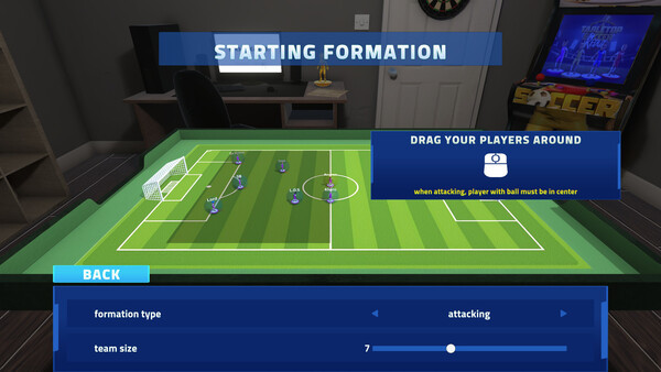 Игра TableTop Soccer: Redux, скриншот