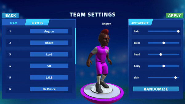 Игра TableTop Soccer: Redux, скриншот