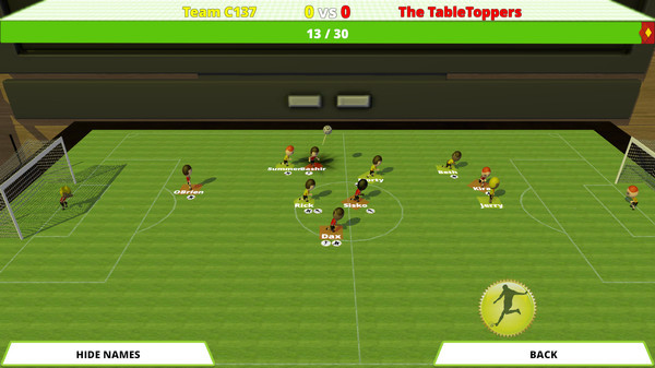Игра TableTop Soccer, скриншот