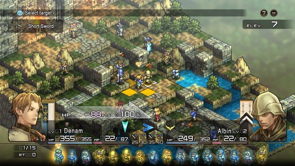 Игра Tactics Ogre: Reborn, скриншот