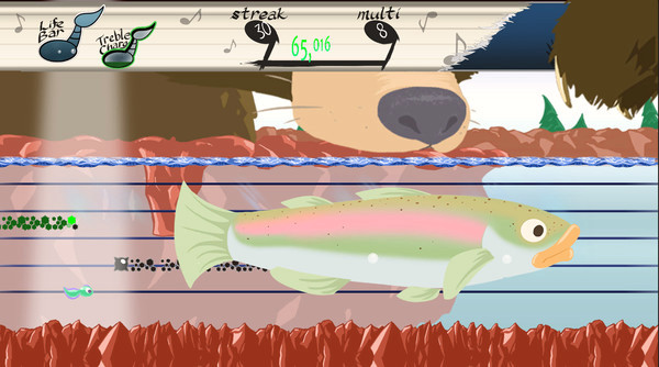 Игра Tadpole Treble, скриншот