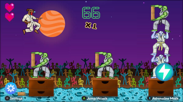 Игра Tae Kwon Dog, скриншот