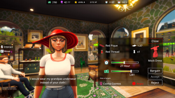 Игра Tailor Simulator, скриншот