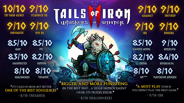 Игра Tails of Iron 2: Whiskers of Winter, скриншот