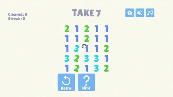 Игра Take7, скриншот