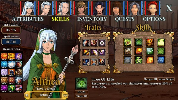 Игра Tales of Aravorn: Seasons Of The Wolf, скриншот
